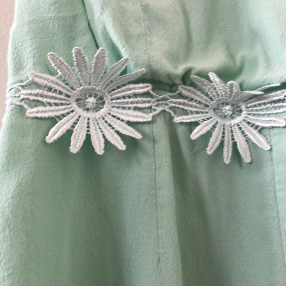 Maddy...K Sea Foam Green Romper - Picture 4 of 4